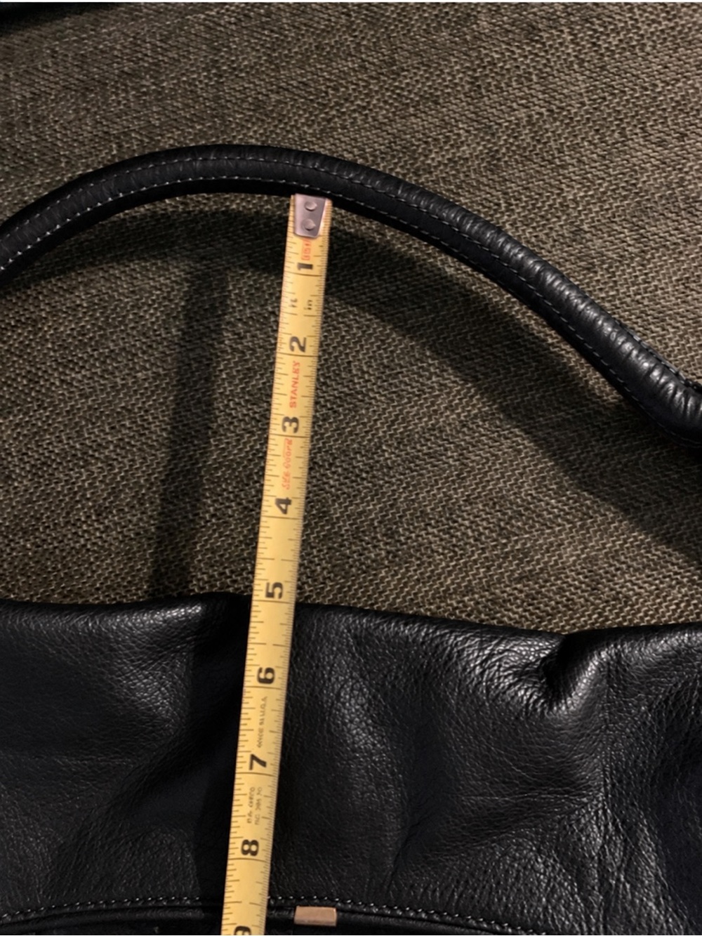 B. MAKOWSKY Classic Black Leather Shoulder Bag❤️❤️❤️ - Picture 9 of 10